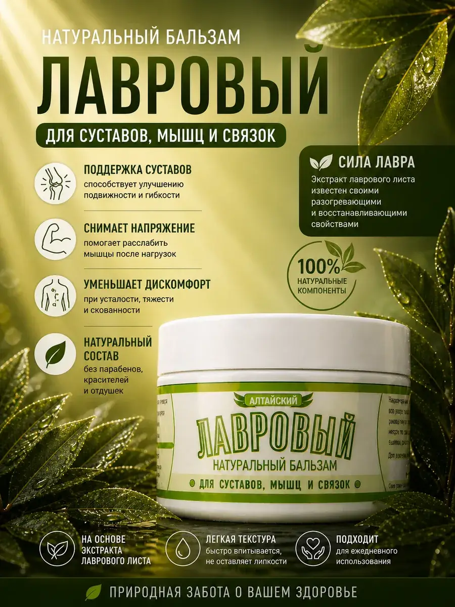 Altai Secret Laurel Joint Balm 100 ml