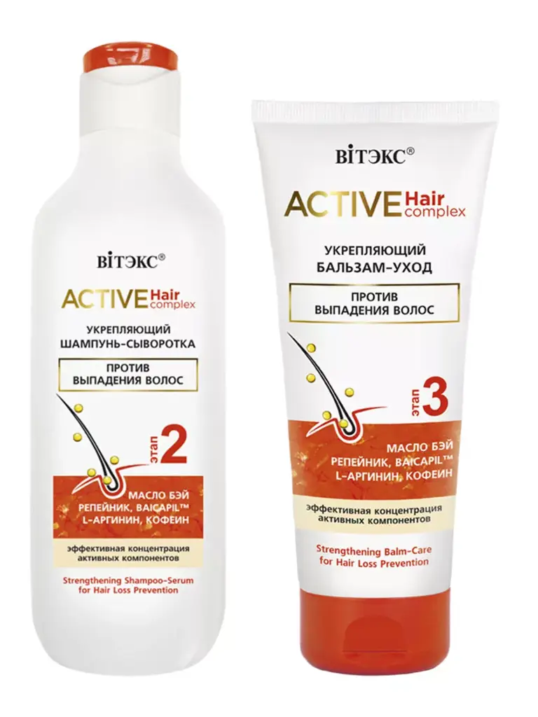 ACTIVE HairComplex Shampoo-Serum 250 ml + Balm 200 ml #1