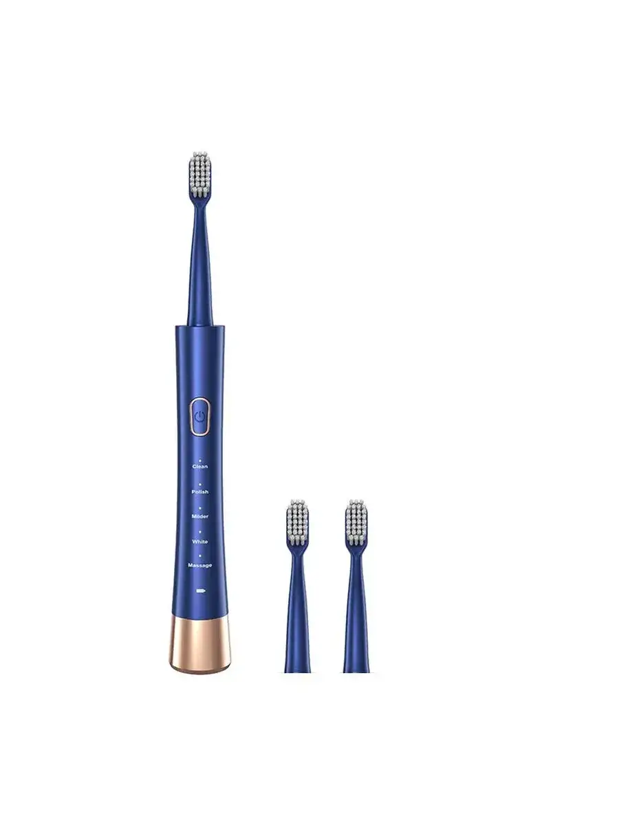 DR.GOOD Jianpai S12 Electric Toothbrush, Blue, 3 Brush Heads