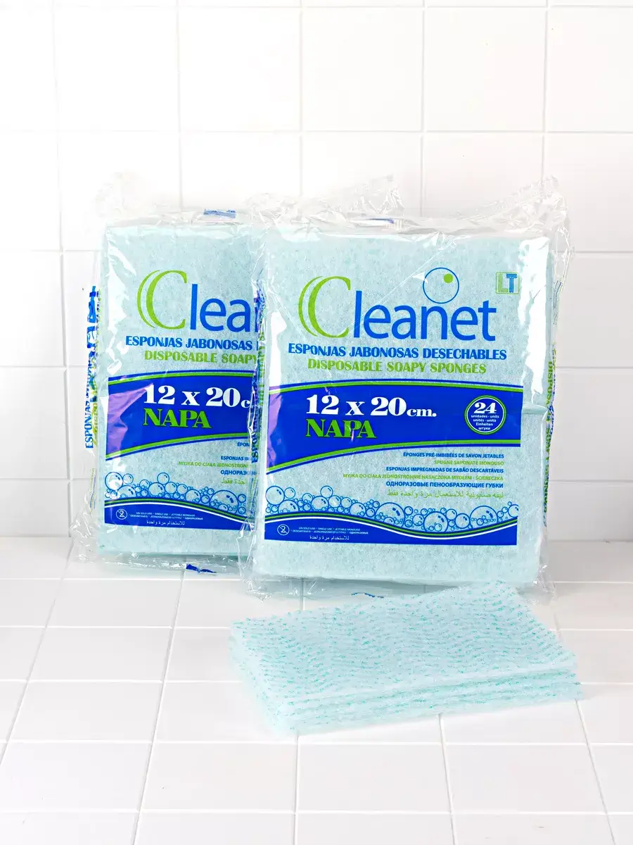 Cleanet Compact Foaming Sponges, 2 Packs of 24
