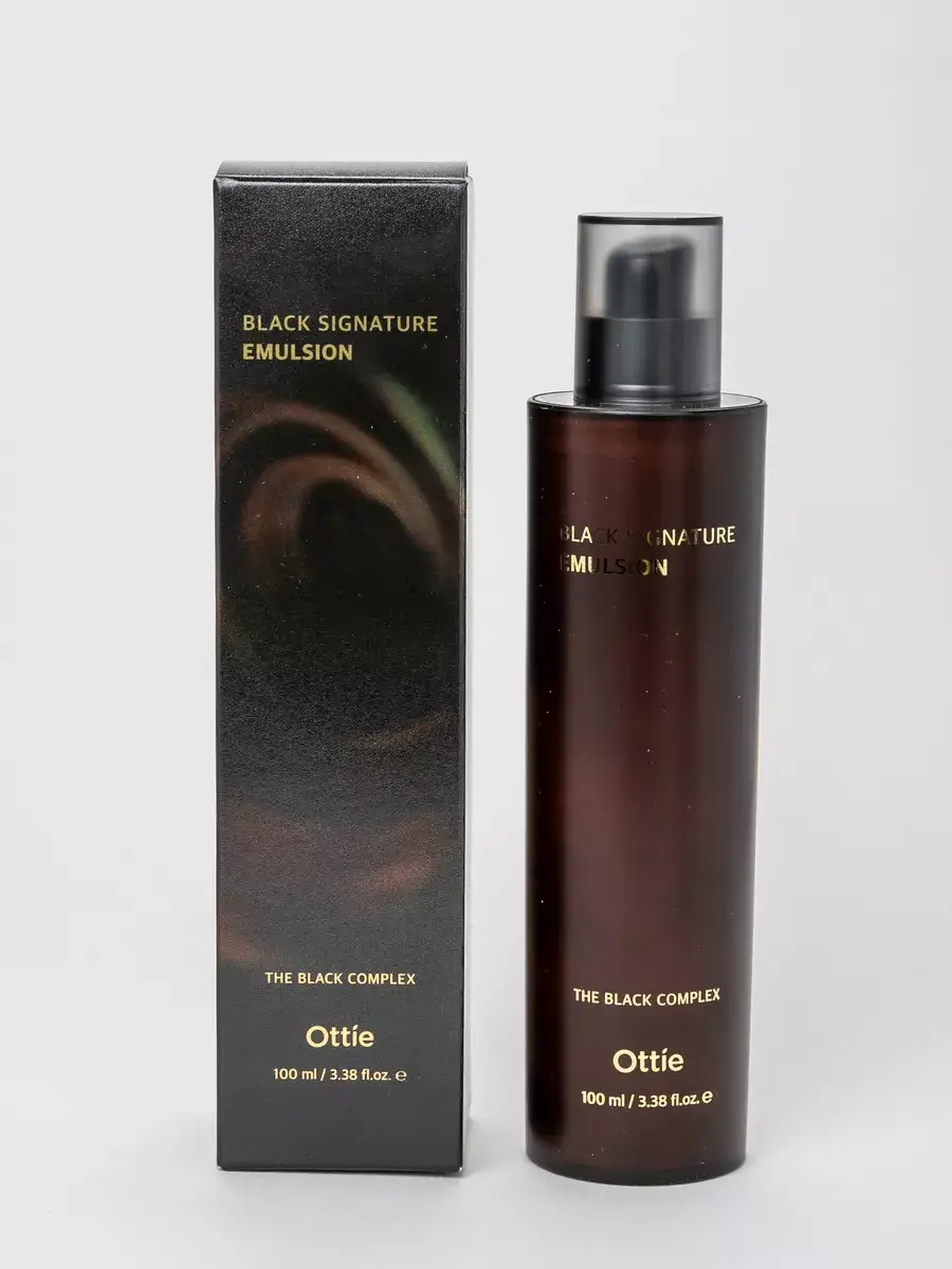 Ottie Black Signature Snail Mucin Emulsion Lotion 100 ml