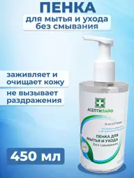 Aseptilife No-Rinse Cleansing Foam, 450 ml #1