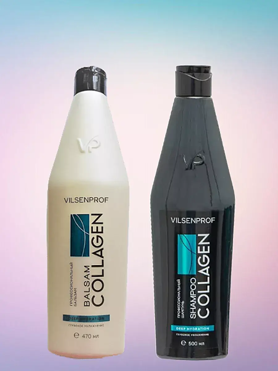 Vilsenprof Professional Collagen Shampoo and Balm Set