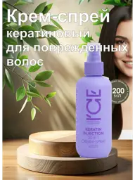 ICE by NATURA SIBERICA Keratin Hair Cream-Spray 200 ml #1