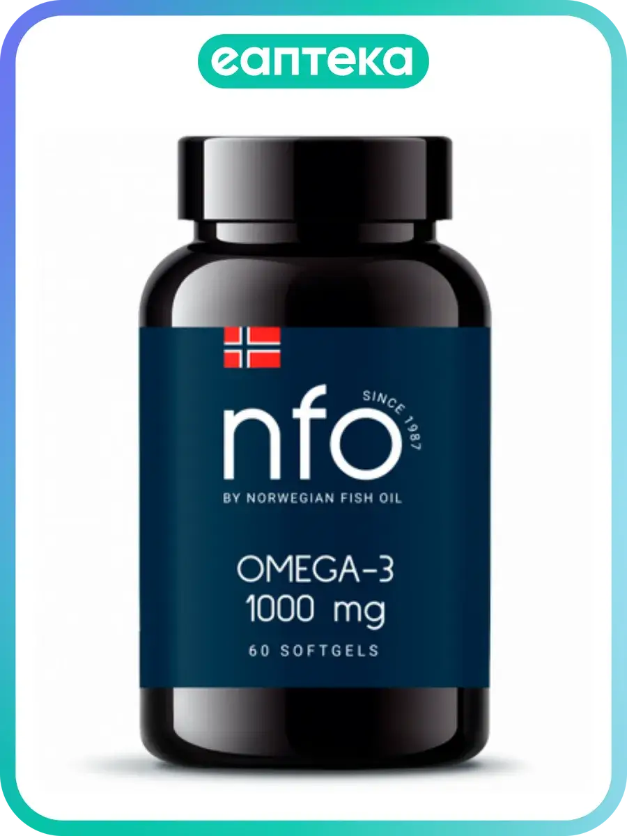 NFO Omega-3 Capsules 1000 mg, 1450 mg