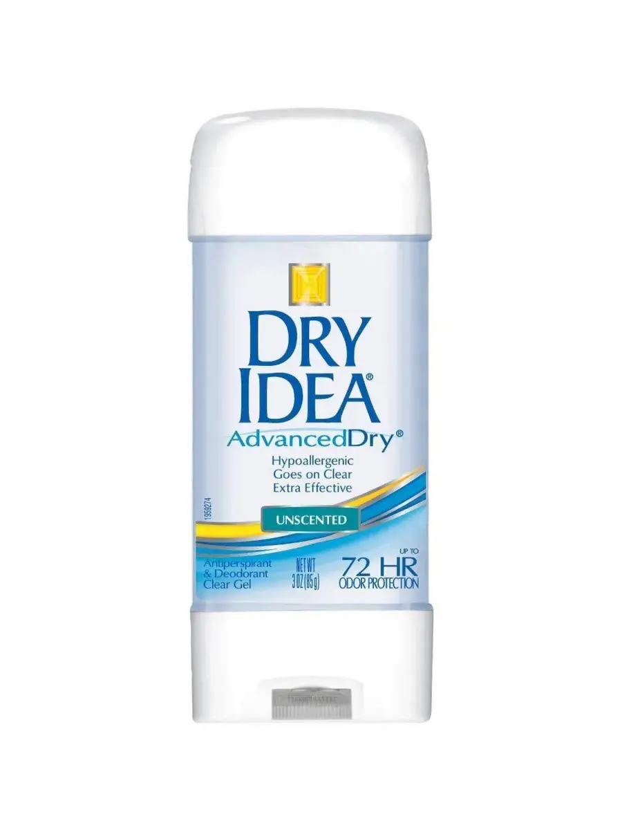 Dry Idea Advanced Dry Unscented Deodorant Gel Cream, 85 ml