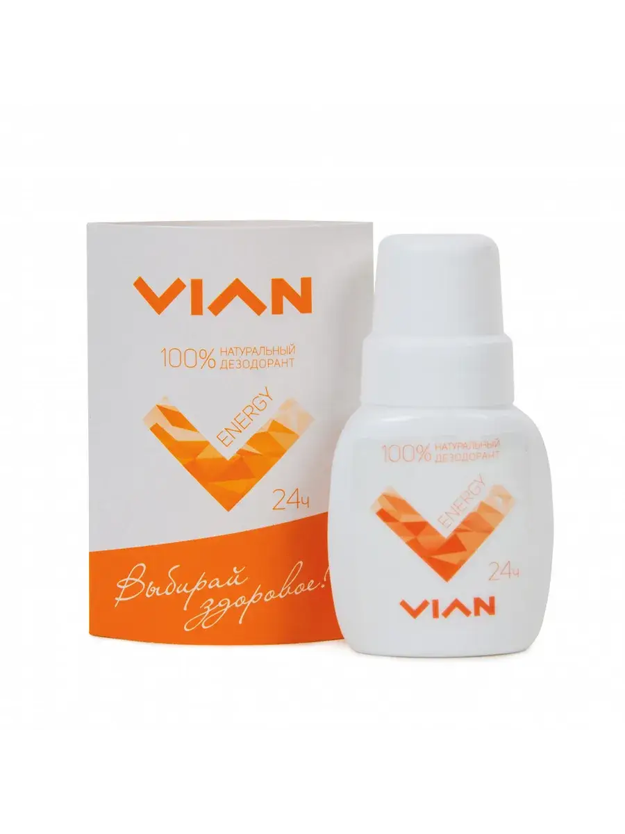 VIAN ENERGY Natural Roll-On Deodorant, 50 ml