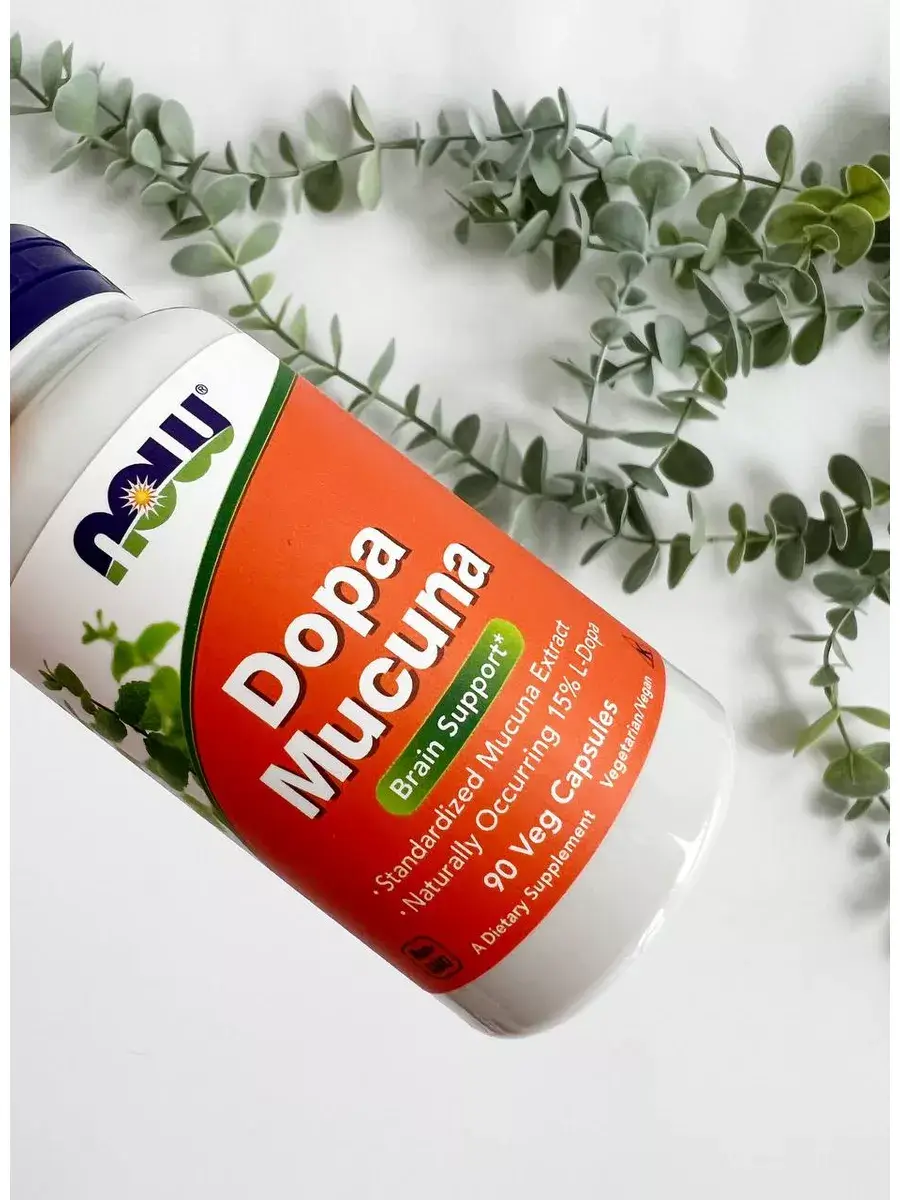 NOW Dopa Mucuna Capsules 90 Count