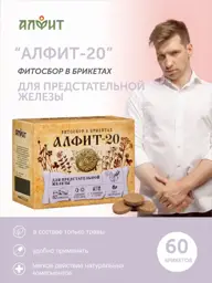 Alfit 20 Herbal Blend for Prostate Health, 60 Briquettes #1