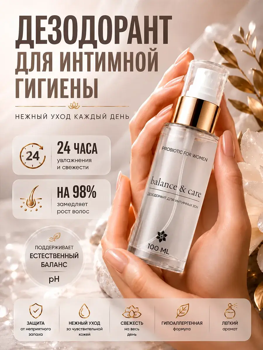 Intimate Hygiene Deodorant Spray 100 ml