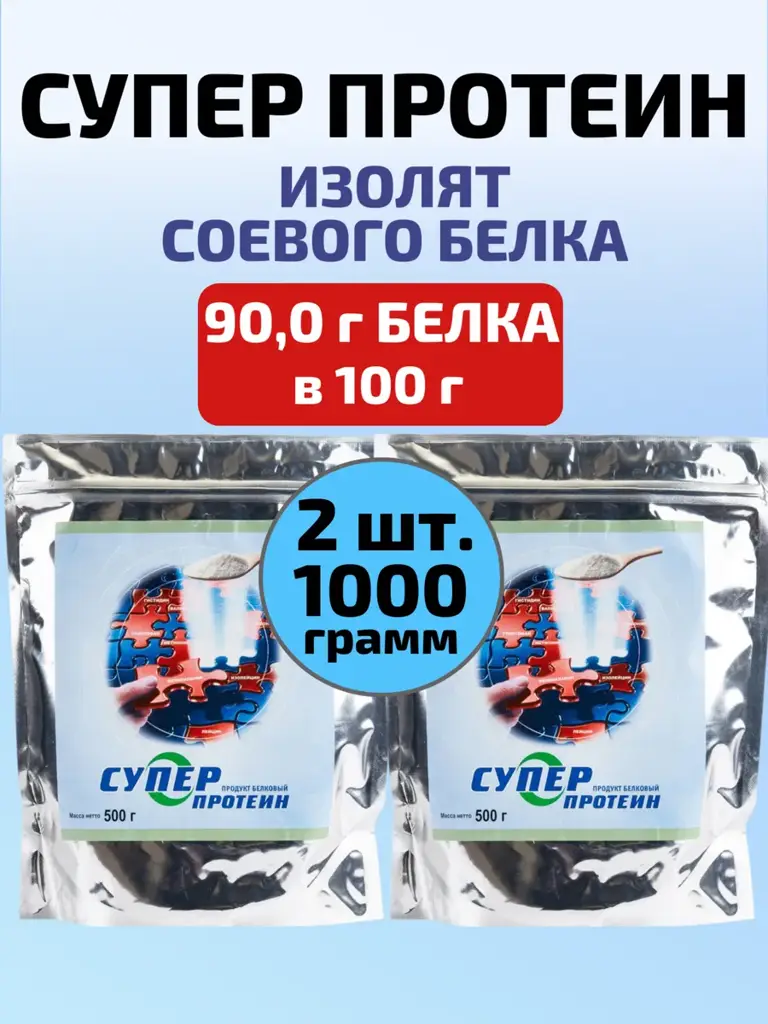 Super Protein Soy Protein Powder 500 g, 2 Count #1