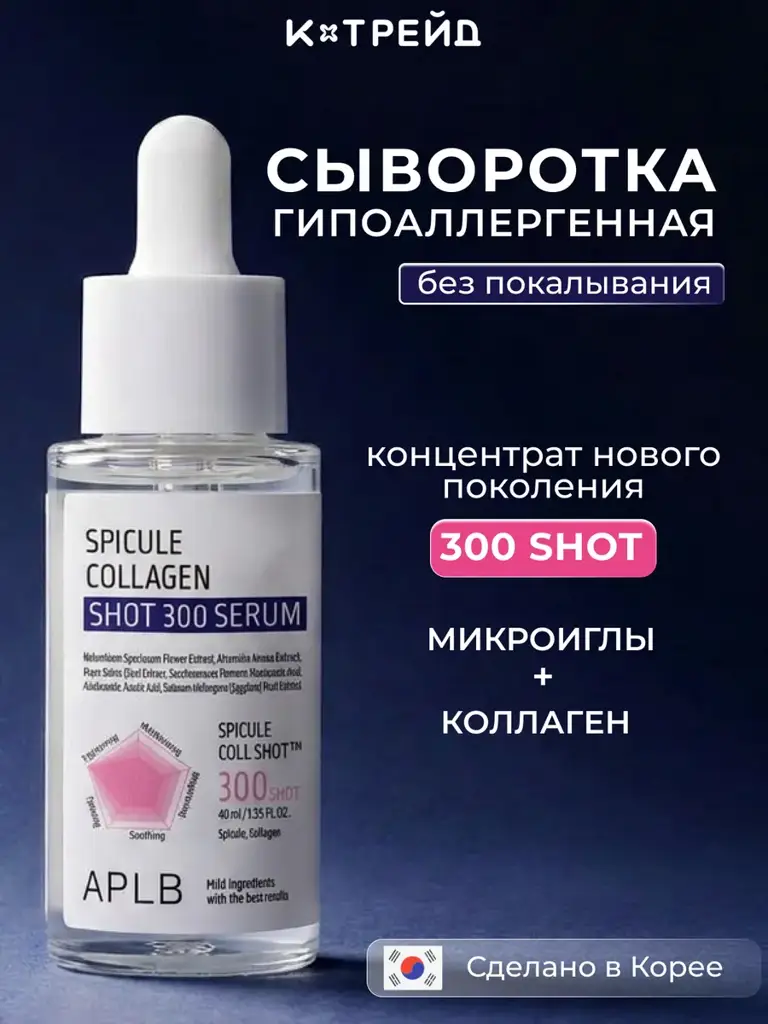 APLB Face Serum with Microneedles and Collagen, 40 ml #1