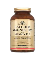 SOLGAR Calcium Magnesium with Vitamin D3 Tablets, 150 pcs. #1