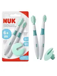 NUK Learning Oral Care Trainers with Safety Stopper, 3 Pieces #1