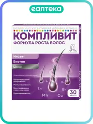 Complivit Hair Growth Formula Capsules, 30 Count #1