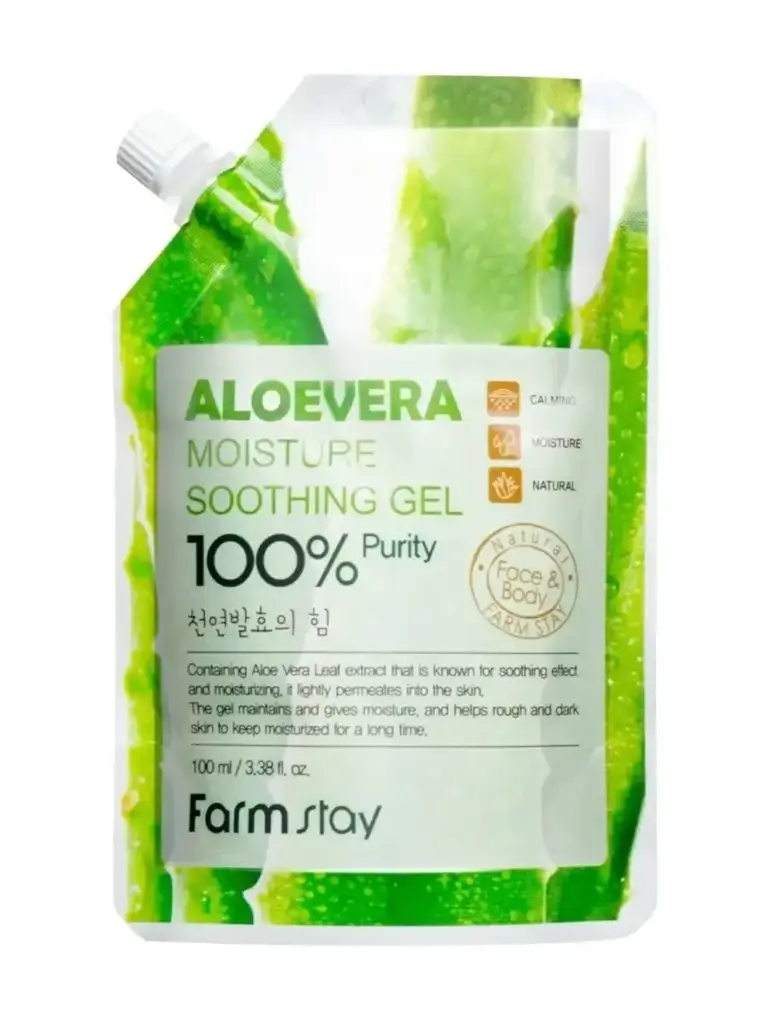 Farmstay Aloe Vera Moisturizing Face and Body Gel, 100 ml #1