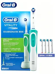 Oral-B Vitality D12 Electric Toothbrush with 5 Brush Heads 4 Count #1