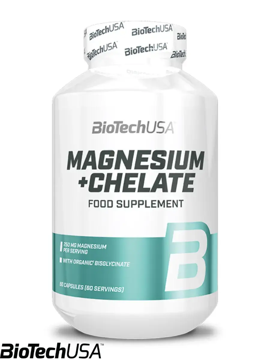 BioTechUSA Magnesium Chelate 250 mg 60 Capsules