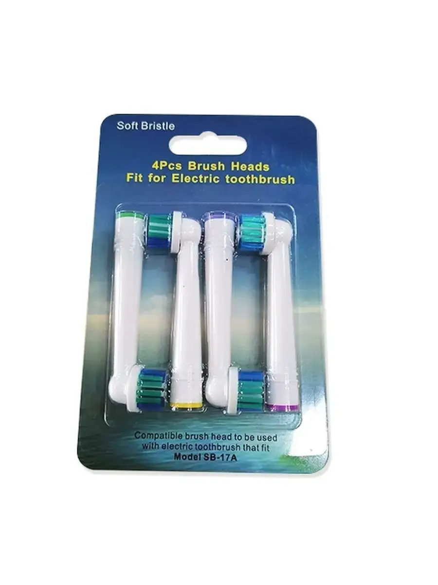 Aiden-Dent Electric Toothbrush Replacement Heads, 4-Pack