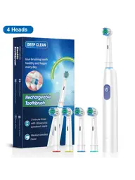 raugee Rotating Electric Toothbrush for Adults, 4 Heads #1