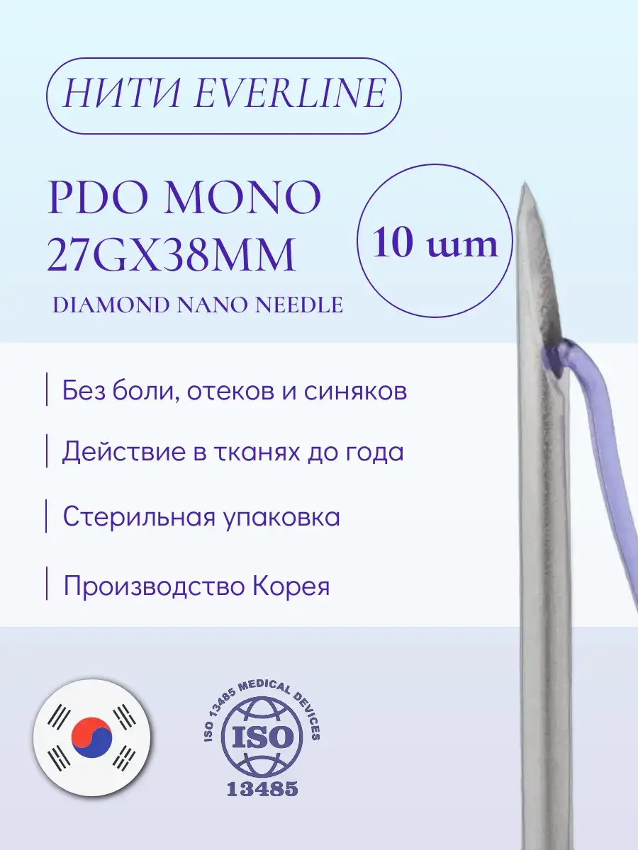 Cannula Optom PDO Mono Threads 27Gx38mm (10 pcs)