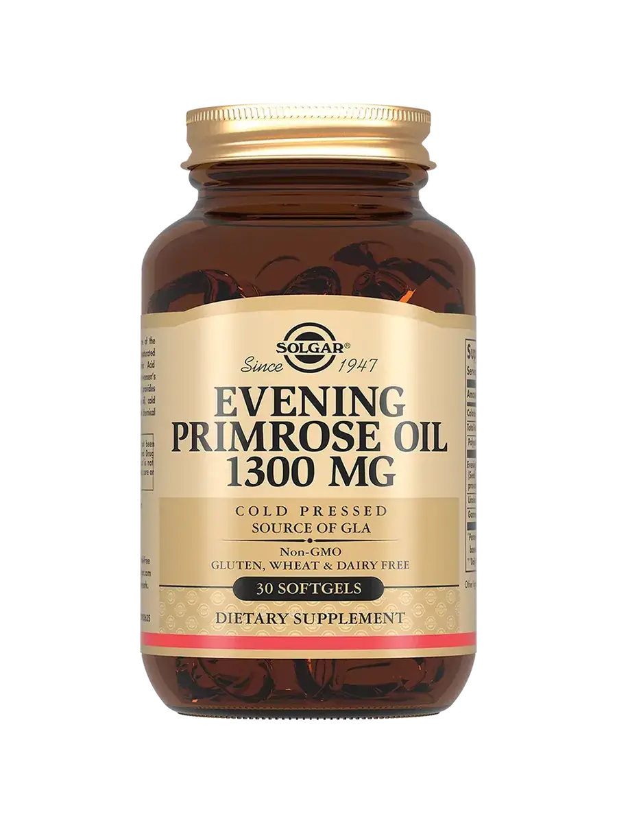SOLGAR Evening Primrose Oil 30 Capsules 1300 mg, 30 Count