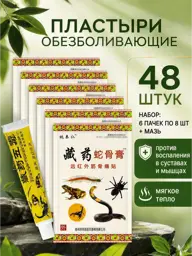 Five Poisons Warming Joint and Muscle Patches, 48 Patches #1