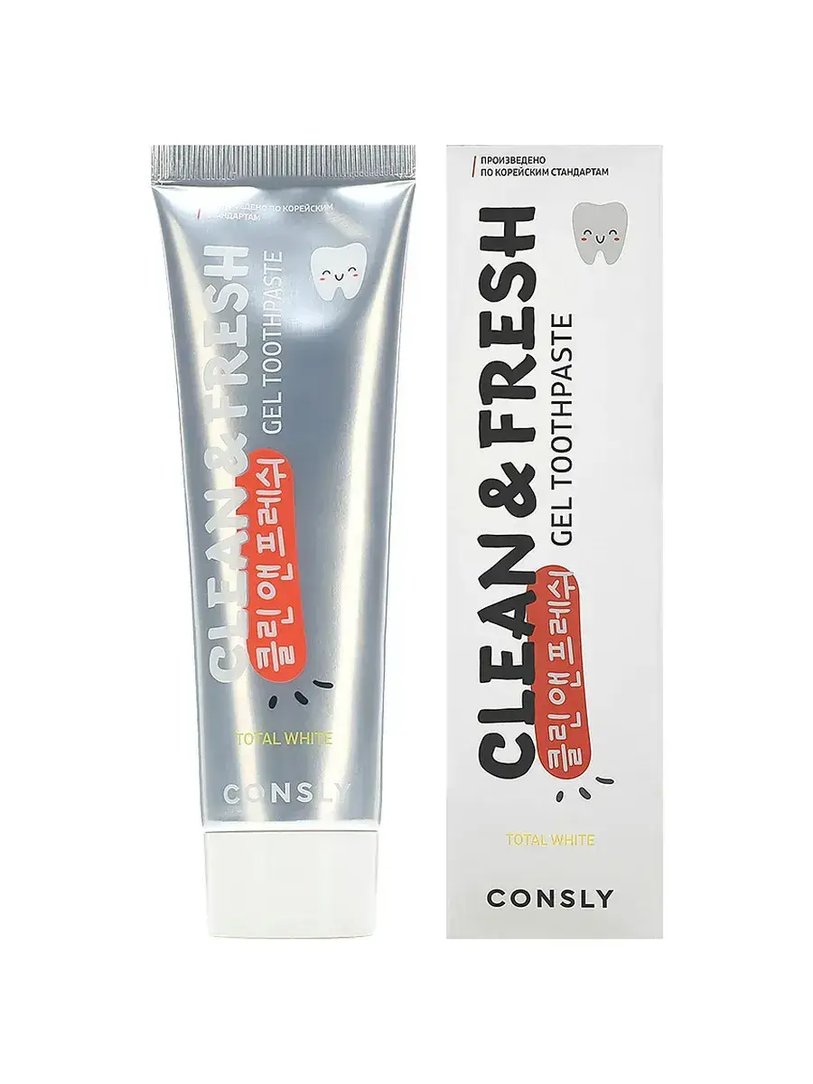Consly Total White Gel Toothpaste with Fluoride 105 g