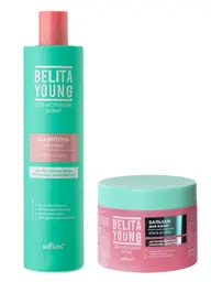 Belita Young Gloss & Strength Shampoo 400ml + Balm 300ml #1