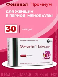 Feminal Premium Menopause Supplement, 30 Capsules #1