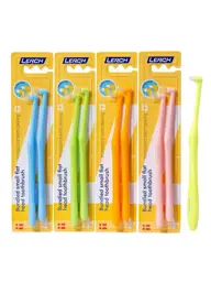 LGFU Orthodontic Toothbrush Set for Braces, Plastic, 8 Brushes #1