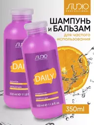 Kapous Professional DAILY Shampoo and Conditioner Set, 350 ml Each #1