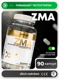 aTech Nutrition ZMA Zinc, Magnesium and Aspartic Acid, 90 Capsules #1