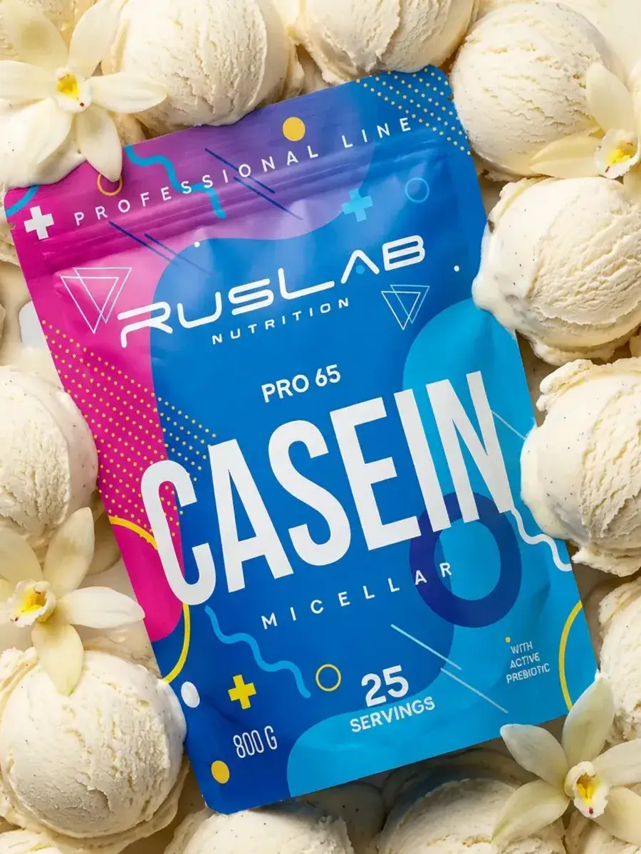 Ruslabnutrition Micellar Casein Protein Vanilla 800 g