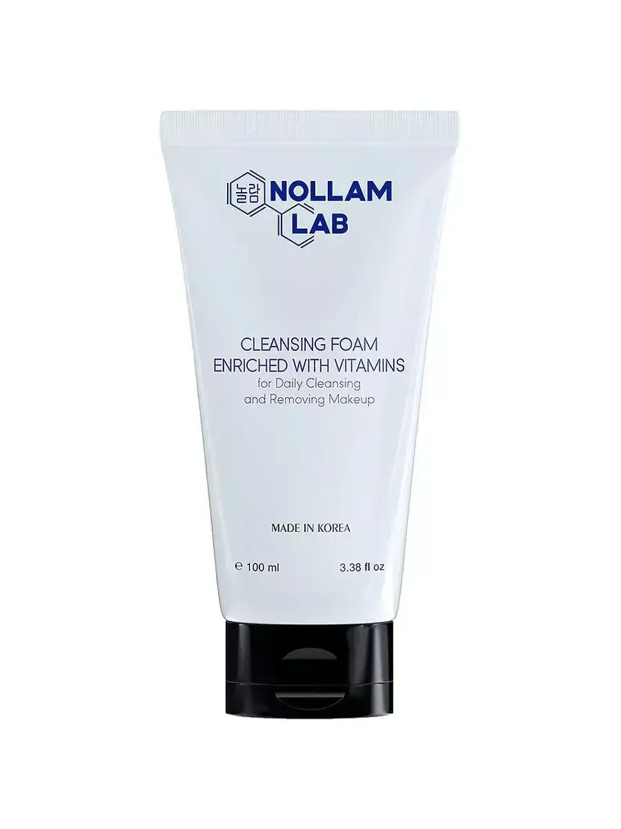 Nollam Lab Cleansing Foam for Face and Makeup Removal