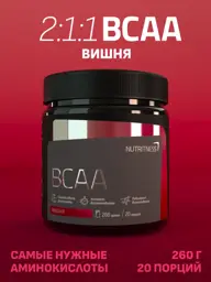 Nutritness BCAA Powder 2:1:1, Cherry Flavor, 260 g #1