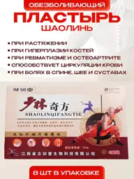 Shaolin Joint Pain Relief Patch 7x10 cm 8 Pack Patches #1