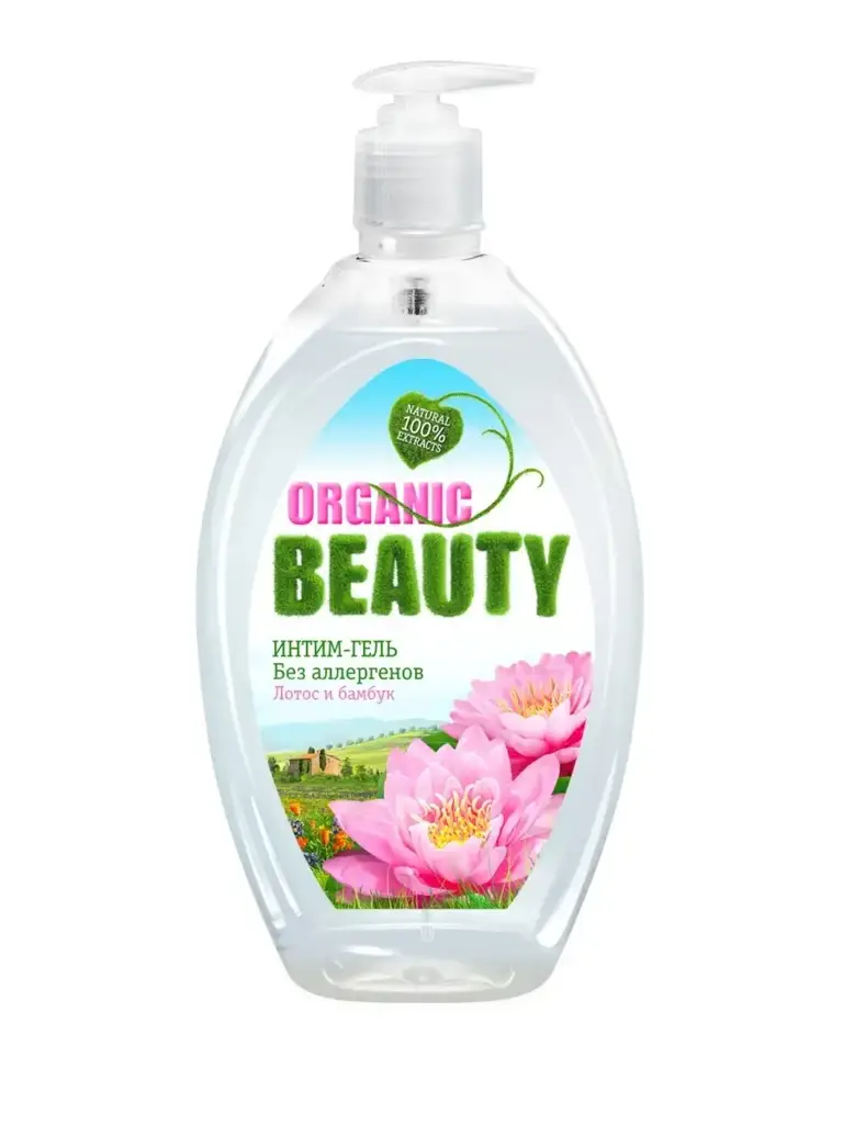 Organic Beauty Lotus and Bamboo Intimate Hygiene Gel, 500 ml #1