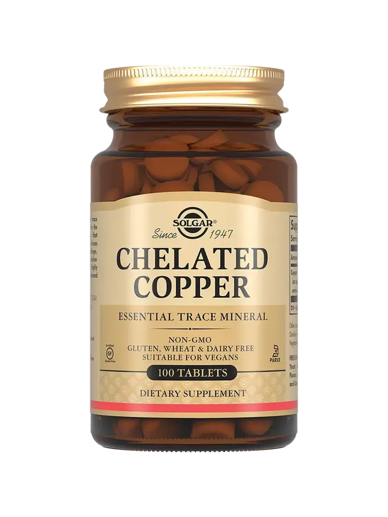 Solgar Chelated Copper Tablets, 400 mg, 100 Tablets #1