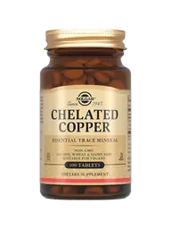 Solgar Chelated Copper Tablets, 400 mg, 100 Tablets #1