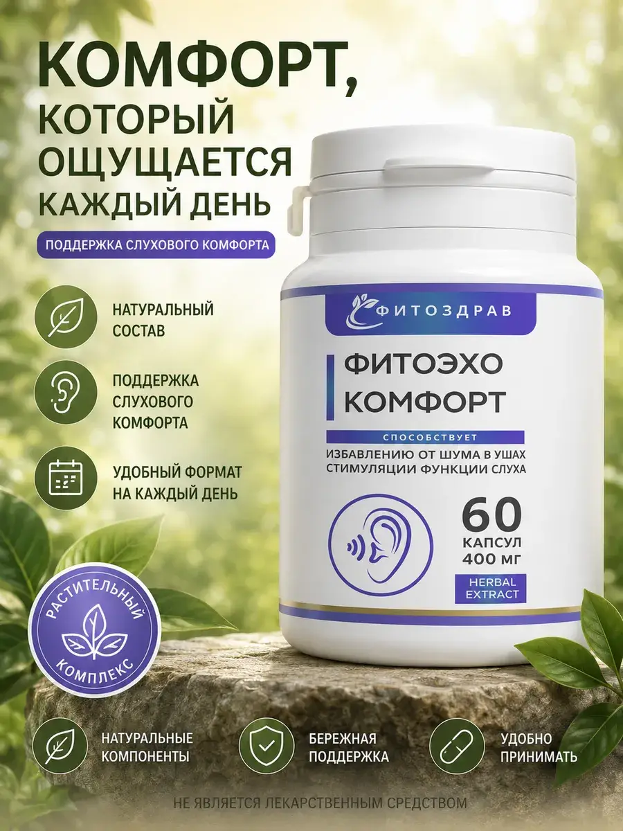 PhytoEchoComfort Herbal Capsules 400 ml, 60 Capsules
