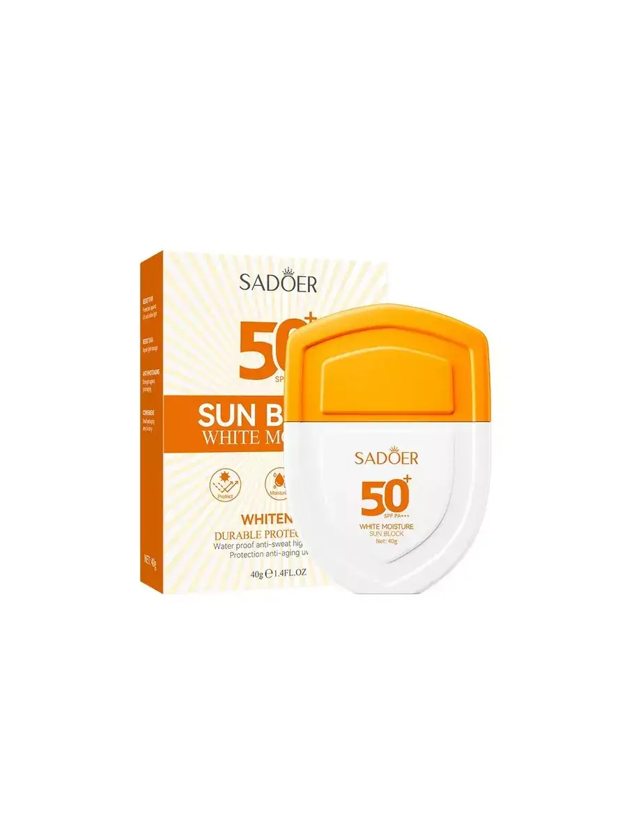SADOER Sun Block White Moisture Cream SPF 50+, 40 ml