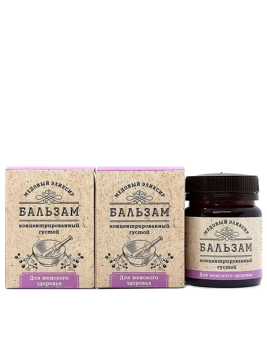 Bee and Man Honey Elixir Women's Herbal Balm 140 ml 2-Pack