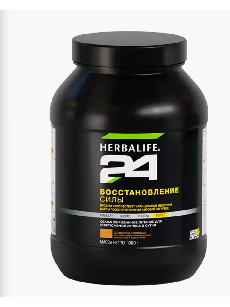 24 Recovery Strength Protein Cocktail, Chocolate, 1000 g #1