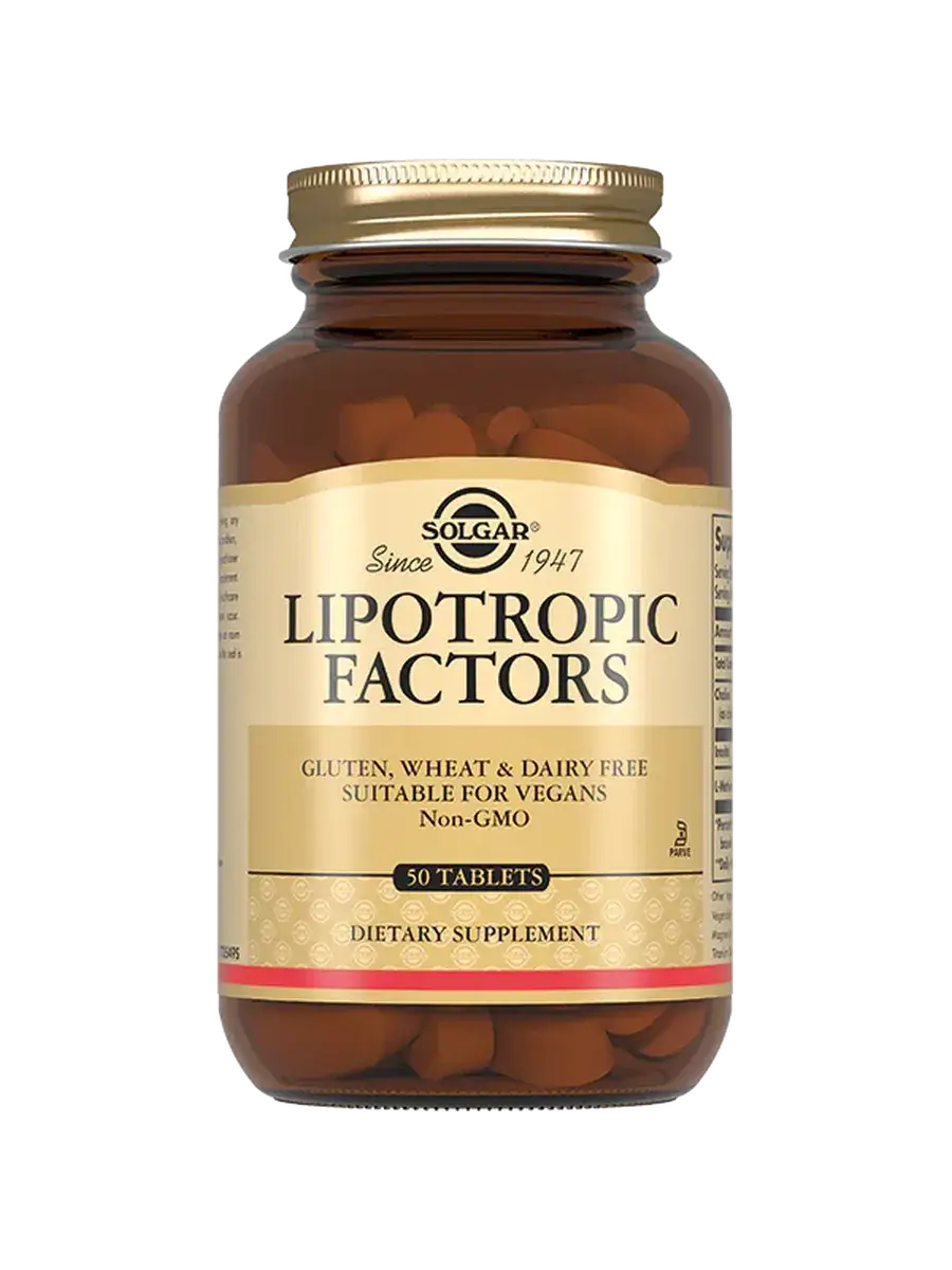 Solgar Lipotropic Factors Coated Tablets 50 pcs
