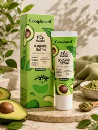 Compliment Ecomania Avocado Matcha Liquid Eye Patches, 35 ml #1