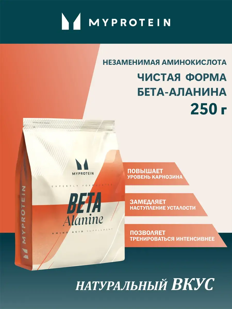 Myprotein Beta-Alanine Amino Acid Powder, Unflavored, 250 g