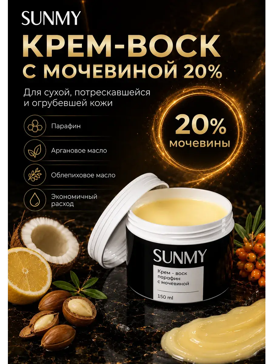 SunMy Hand, Foot and Elbow Wax Cream 150 ml