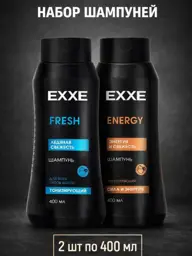 EXXE MEN Energy & Fresh Shampoo, 2-pack 400 ml, 2 Count #1
