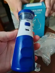 Best home smart Portable Mesh Nebulizer White-Blue 1 Piece #1